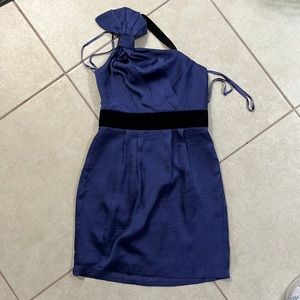 BCBG dress one shoulder